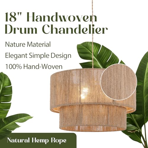 18” Plug in Pendant Light
