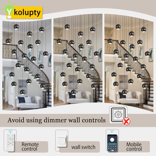 Rectangle Black Chandelier Large Linear Chandeliers for Dining Room Globe Pendant Ceiling Light Fixture for Kitchen Island Foyer Entryway