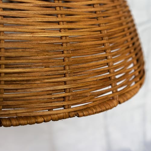 Rattan woven Pendant Lights Shade Rattan Hanging Lamp Shades for Pendant