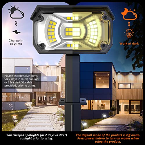 Solar Lights Outdoor Waterproof Landscape Lights (6 Count)