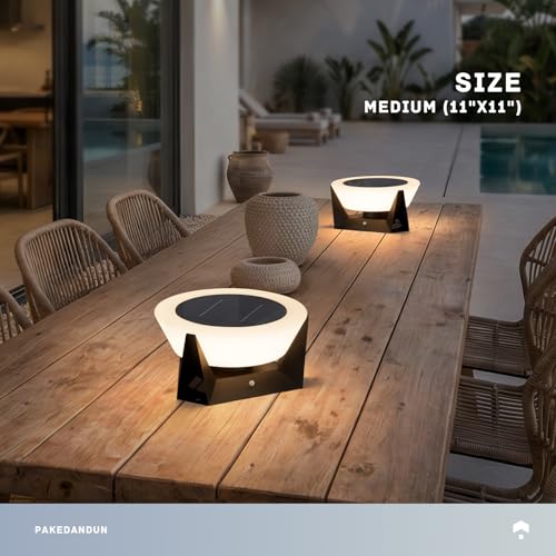 11.02" Solar Post Lights