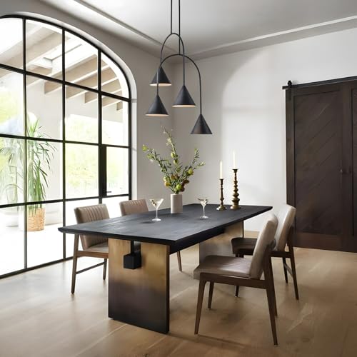 Matte Black Industrial Pendant Light Fixture