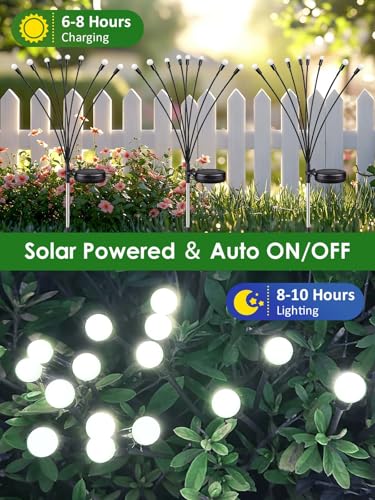 8 Pack Solar Garden Lights