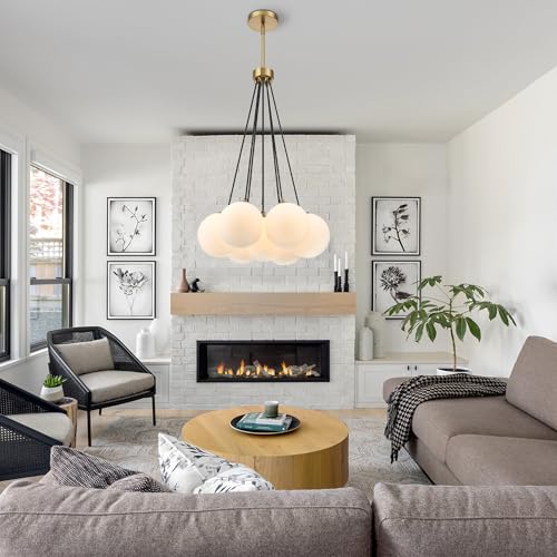 Modern Sputnik Glass Chandelier