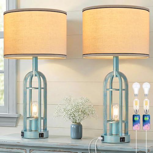 Table Lamps for Living Room Set of 2 (2 Count)