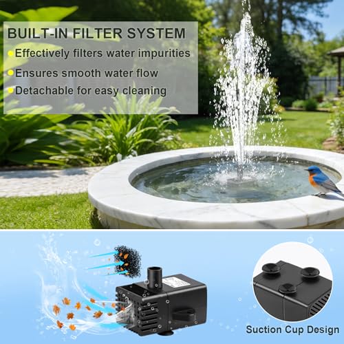 12W Solar Fountain Pump