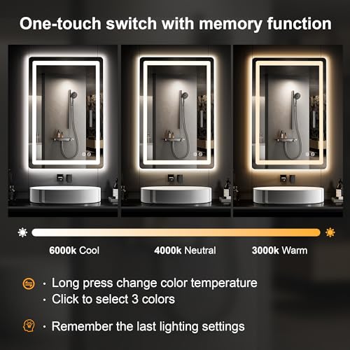 LED Bathroom Vanity Mirror with Lights