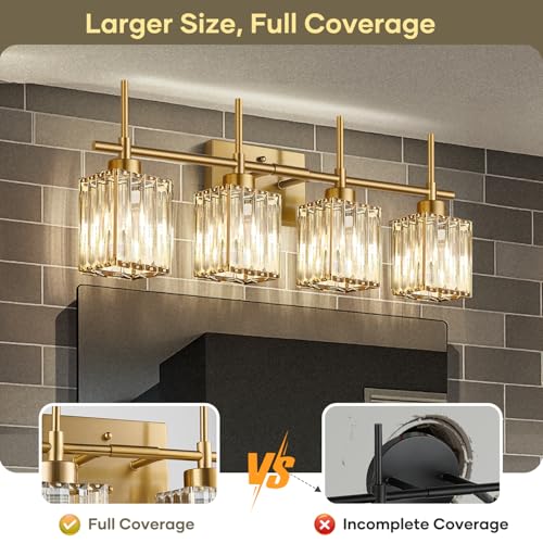 Modern Crystal Bathroom Vanity Light 4