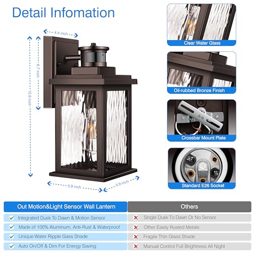 Outdoor Motion Sensor Lights for House Oil