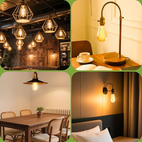 LED Edison Bulbs 40 watt Equivalent (4 Count)