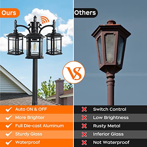 Dusk to Dawn Outdoor Lamp Post Lights