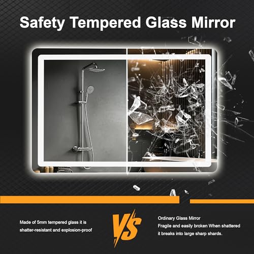 LED Bathroom Vanity Mirror with Lights