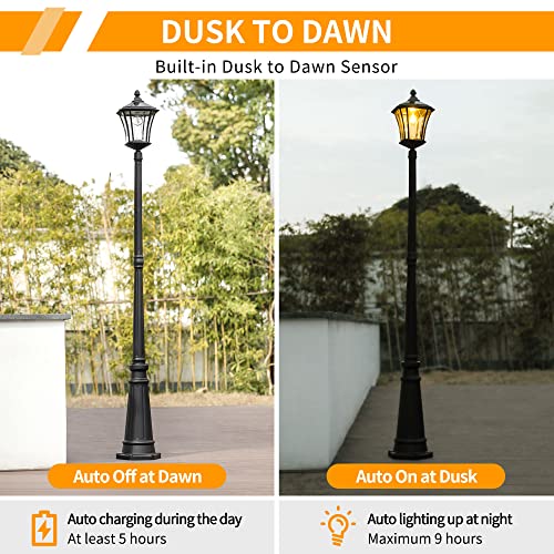 Outdoor Solar Lamp Post Light