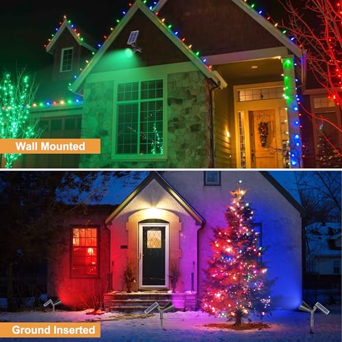 Solar Lights Outdoor Waterproof Spot Lights (4 Count)