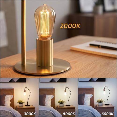 Vintage Edison Light Bulb Decorative Dimmable LED Bulb Amber ST64