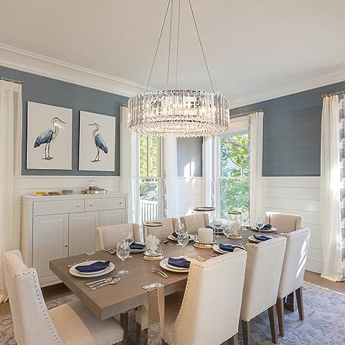 Modern Round Crystal Chandelier