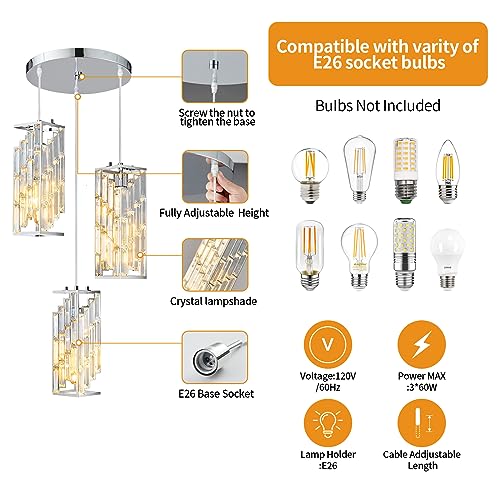 Chrome Pendant Lighting Modern Pendant Light