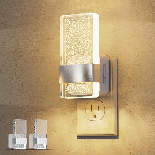 Night Light Dimmable Night Lights Plug into Wall (2 Count)