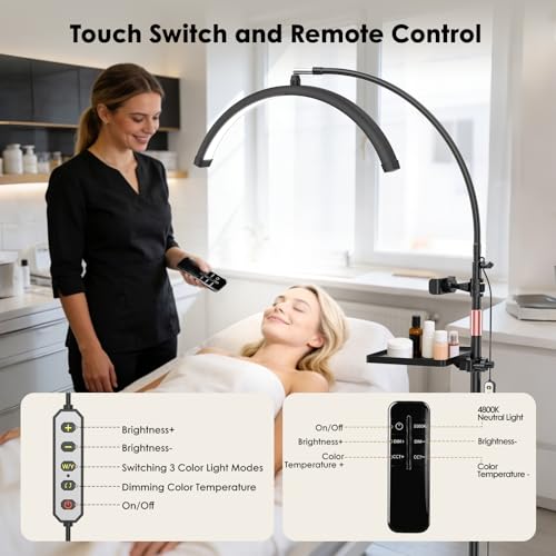 Lash Light 2500LM Half Moon Light with Tool Tray