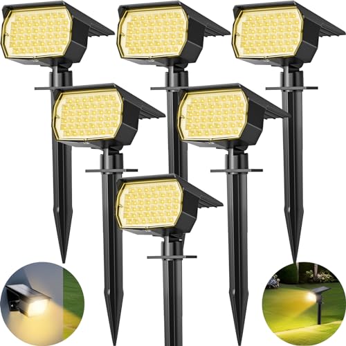 Solar Spot Lights Outdoor 6 Pack (6 Count)