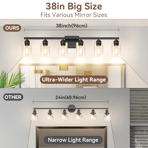 6 Light Bathroom Light Fixtures