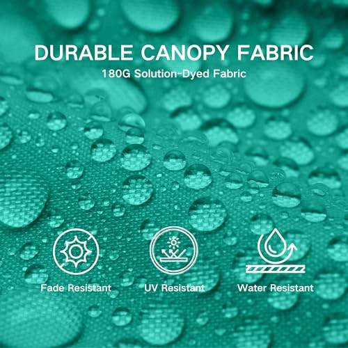 10ft 3 Tier Patio Umbrella with Solar Lights