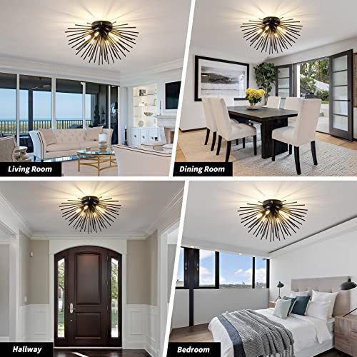 Black Flush Mount Ceiling Lights