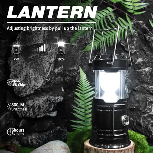 4 Pack Solar Camping Lantern (4 Count)