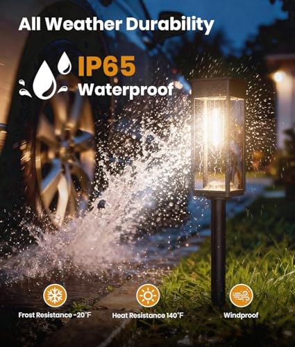 Solar Pathway Lights Outdoor (8 Count)