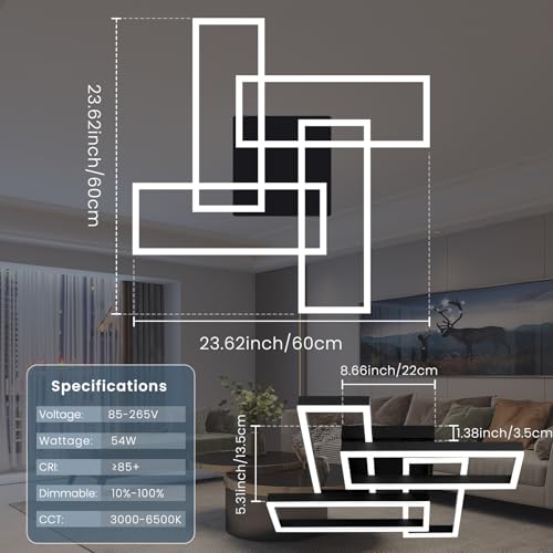 Modern Led Ceiling Light for Living Room