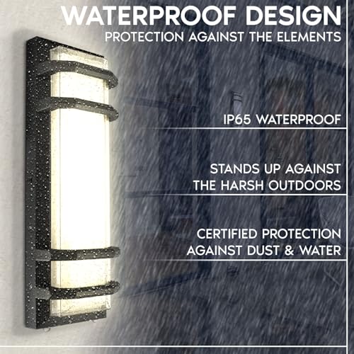 LED Outdoor Wall Lights (2 Count)