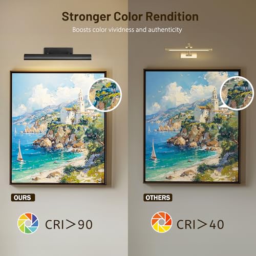 18'' Bronze Picture Light Hardwired