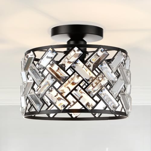 Crystal Light Fixture Ceiling Mount