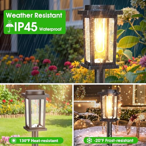 Solar Pathway Lights Outdoor (8 Count)