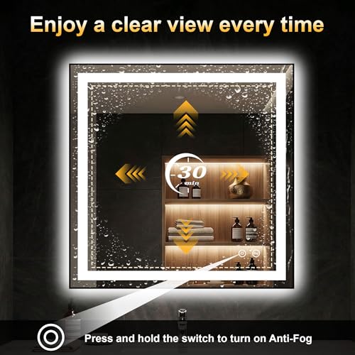 LED Bathroom Mirror with Light