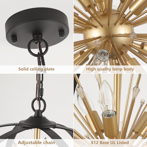 Modern Sputnik Chandelier (12 Count)