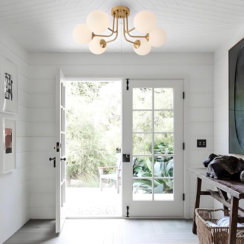 Modern Semi Flush Mount Ceiling Light 6
