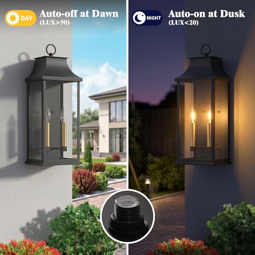 Dusk to Dawn Outdoor Wall Light