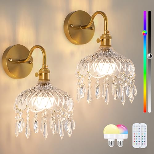 Vintage Battery Operated Wireless Wall Sconces
