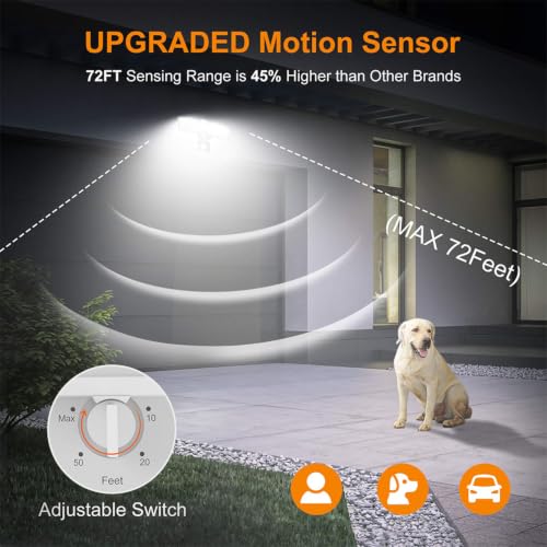 Hardwired LED Security Lights Motion Sensor Outdoor