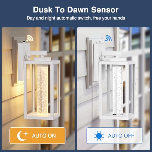 White Outdoor Wall Lights