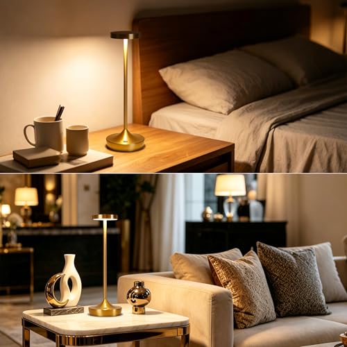 Rechargeable Cordless Table Lamps 6000mAh LED Battery Table Light