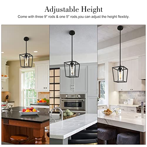 Black Pendant Lights Kitchen Island