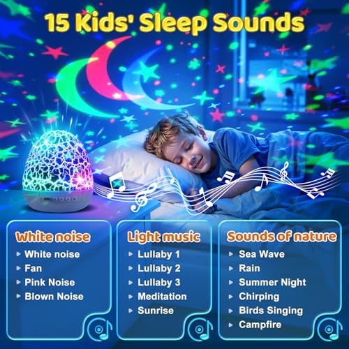 Ocean Baby Night Light Projector Sensory Toys for 1