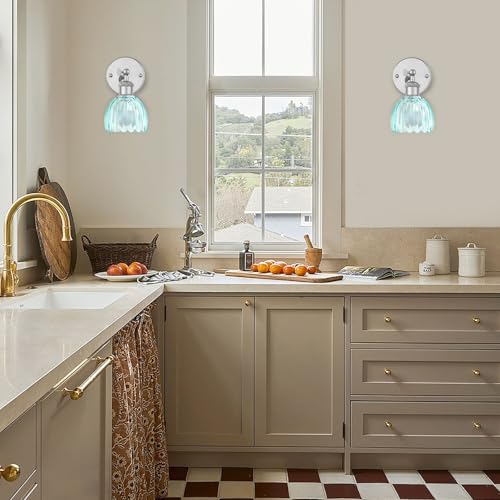 Vintage Battery Operated Wall Sconce (2 Count)