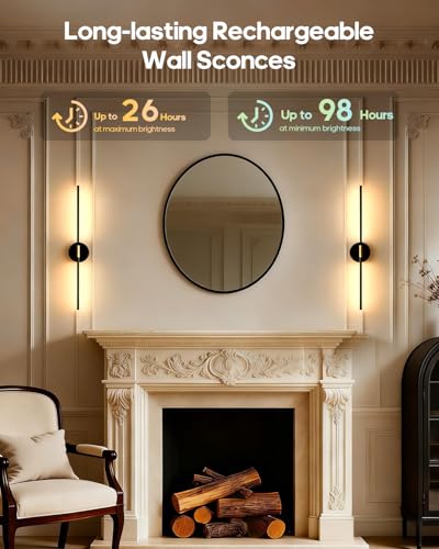 Peel and Stick Wall Sconces (2 Count)