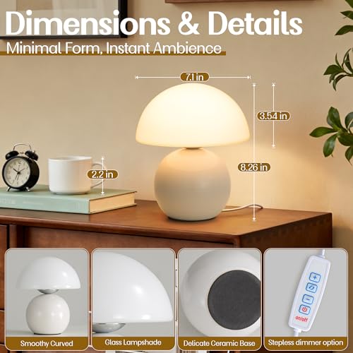 Cute Small Mushroom Lamp Decor