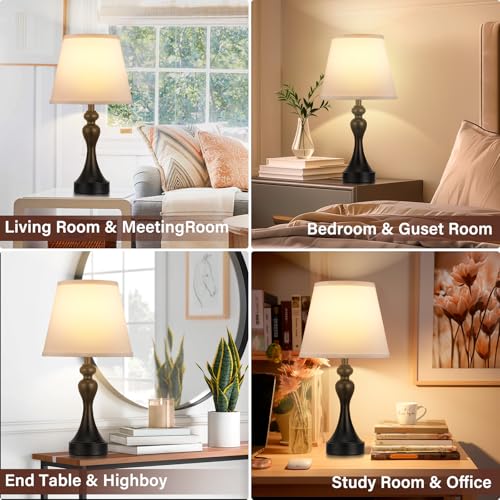 Touch Lamps for Nightstand (2 Count)