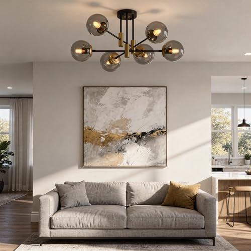 Modern Sputnik Chandelier