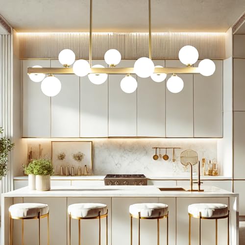 12 Lights Modern Gold Chandelier